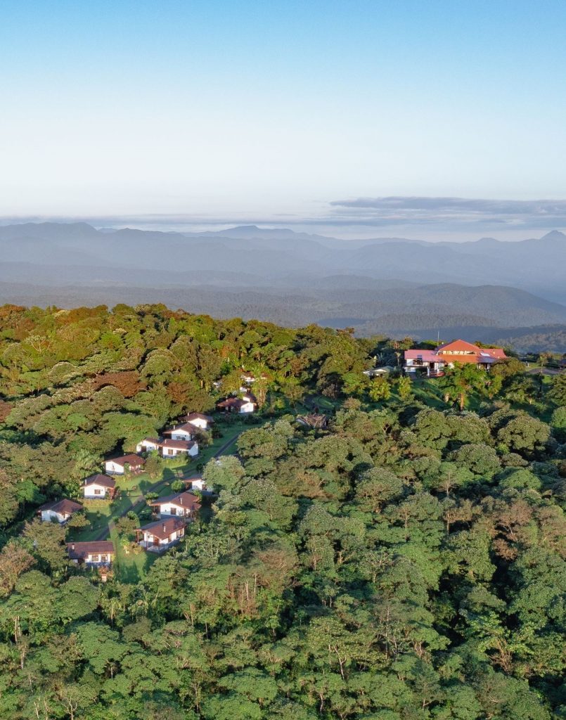 Cloud Forest Hotel Aerial View